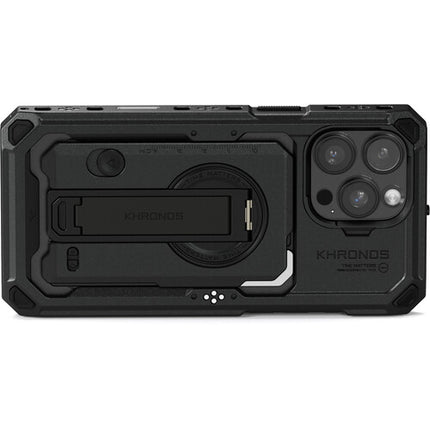 Tilta Khronos Funda para iPhone 16 Pro Max Negra Ajuste Personalizado y Montaje Seguro