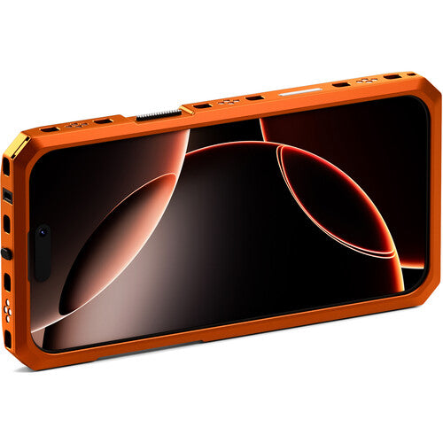 Tilta Khronos Funda Expandible para iPhone 16 Pro Max con Bloqueo para Trípodes Orange