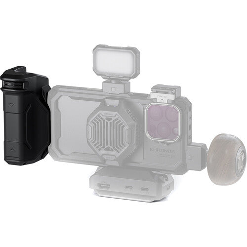 Tilta Khronos Focus PD Control de Enfoque y Zoom para iPhone 15 Pro y Pro Max con Batería Integrada
