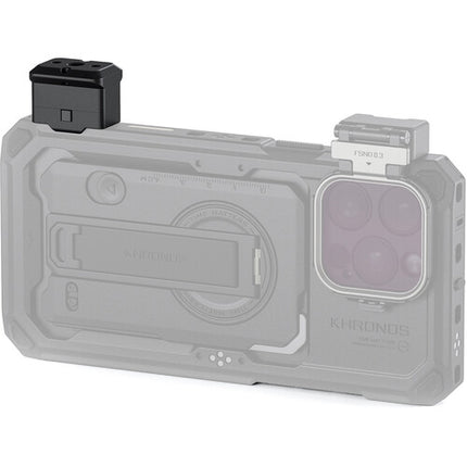 Tilta Khronos Adaptador Rápido de Liberación NATO para iPhone 15 Pro 15 Pro Max Aluminio Negro