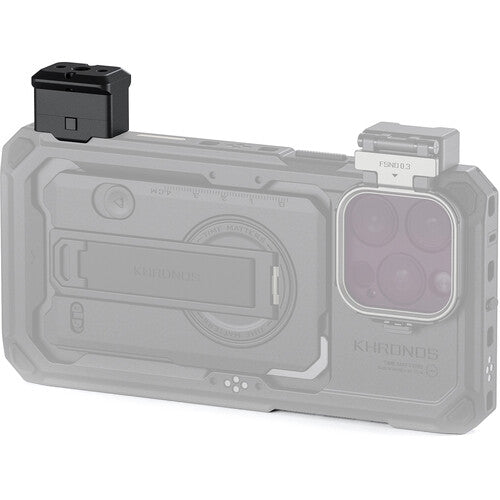 Tilta Khronos Adaptador Rápido de Liberación NATO para iPhone 15 Pro 15 Pro Max Aluminio Negro