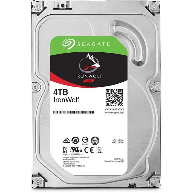 Seagate 4TB IronWolf Disco Duro Interno NAS 3.5" 5400 rpm SATA III 256MB Cache