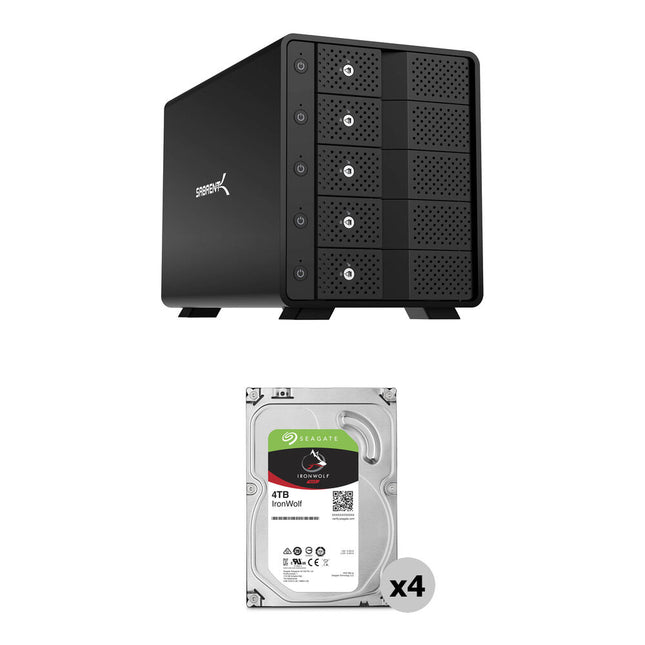 Sabrent USB 3.2 Gen 2 Docking Station 5 Bahías SATA 16TB 5400 rpm IronWolf