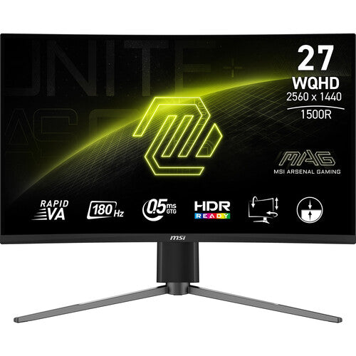 MSI MAG 27CQ6PF Monitor Curvo Gaming 27" QHD 1440p 180 Hz HDR
