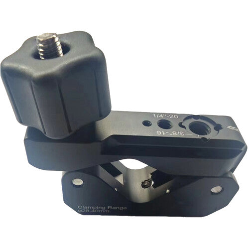 DigitalFoto Solution Limited abrazadera de varilla para carro de video rango 1.1 a 1.5 pulgadas con orificios roscados