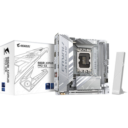 Gigabyte B860I AORUS PRO ICE Placa Base Mini-ITX DDR5 PCIe 5.0 Wi-Fi 7