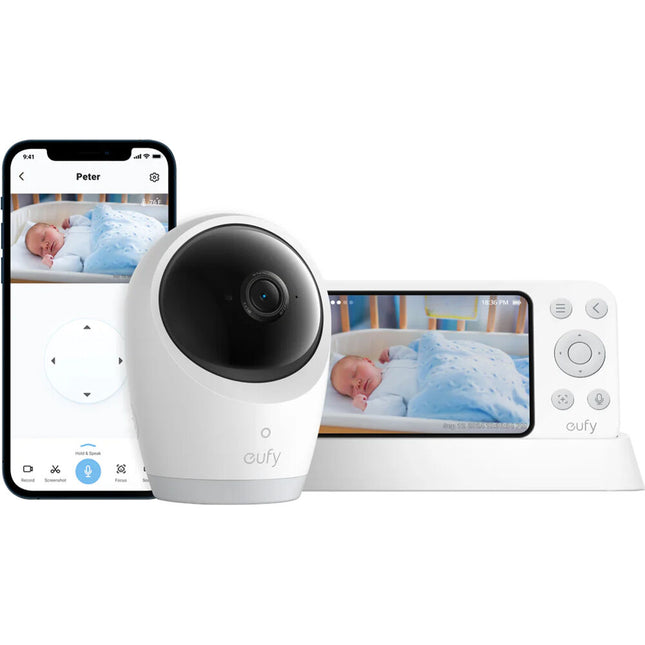 eufy Security E21 Monitor para Bebé UHD 4K Visión Nocturna 9 Horas Batería
