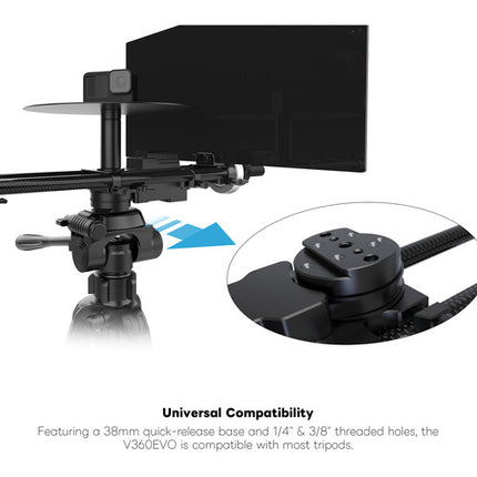 DigitalFoto Solution Limited V360EVO Plataforma Giratoria Motorizada 360° 2 Ejes 17.6 lb 23.6"