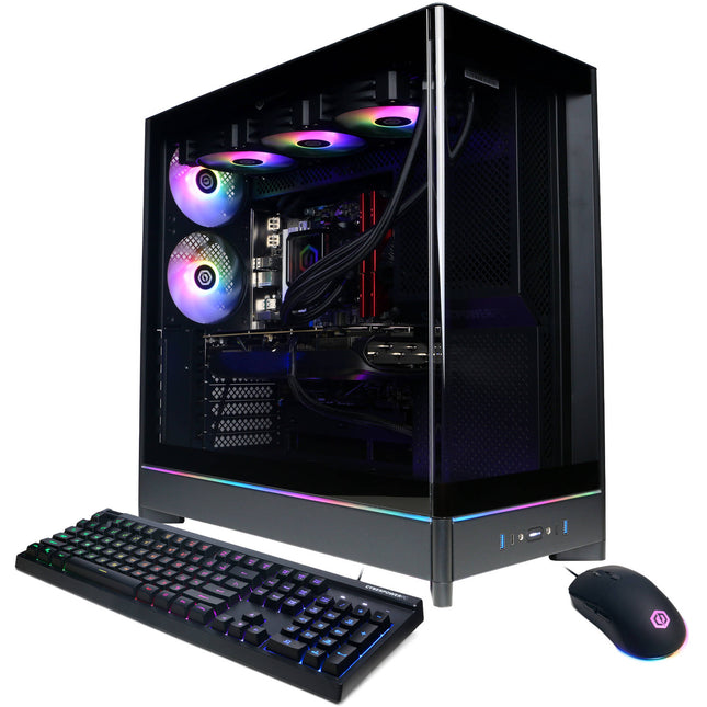 CyberPowerPC Gamer Supreme PC sobremesa refrigeración líquida 64GB RAM 4TB SSD incluye teclado y ratón RGB