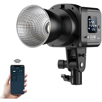 GVM SD80D Monolight LED Bicolor 19500 Lux 2700-7500K con Reflector