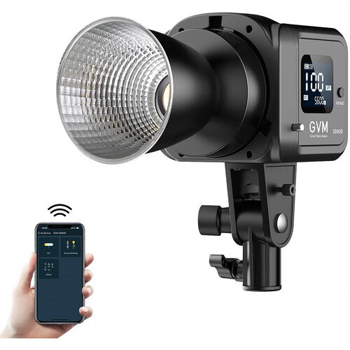 GVM SD80D Monolight LED Bicolor 19500 Lux 2700-7500K con Reflector