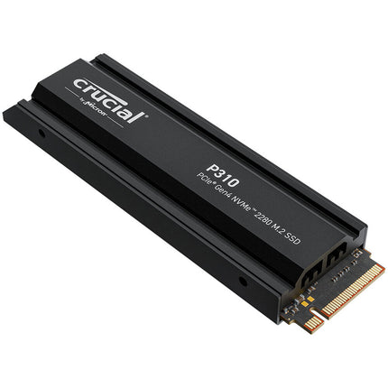 Crucial 2TB P310 SSD Interno NVMe PCIe 4.0 M.2 2280 con Disipador 7100 MB/s Lectura 6000 MB/s Escritura