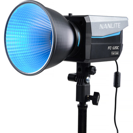 Nanlite FC120C Proyector LED RGB 12850 Lux 2700-7500K con Reflector y Estuche rígido