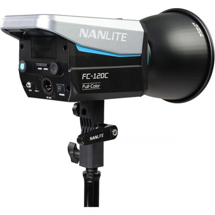 Nanlite FC120C Proyector LED RGB 12850 Lux 2700-7500K con Reflector y Estuche rígido