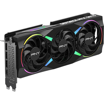 PNY NVIDIA GeForce RTX 5070 ARGB tarjeta gráfica 12GB GDDR7 Triple Fan RGB