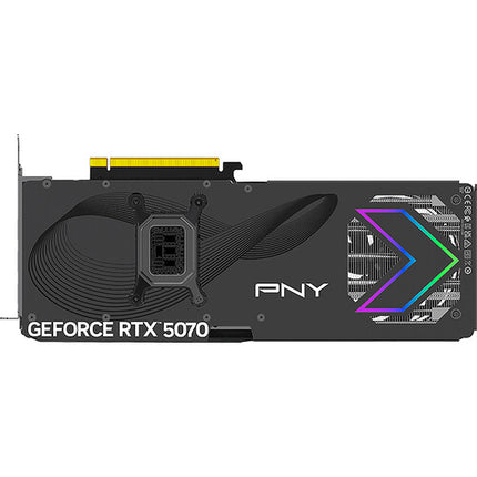 PNY NVIDIA GeForce RTX 5070 ARGB tarjeta gráfica 12GB GDDR7 Triple Fan RGB