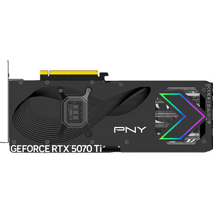 PNY NVIDIA GeForce RTX 5070 Ti Tarjeta gráfica 16GB GDDR7 Triple Ventilador RGB