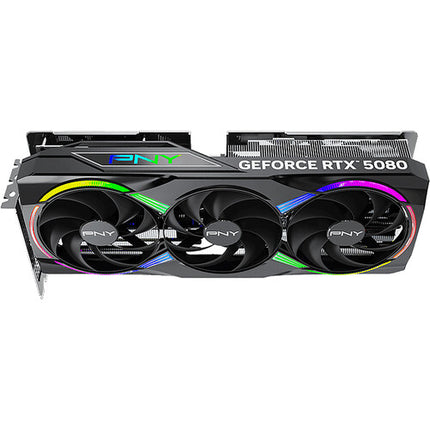 PNY NVIDIA GeForce RTX 5080 16GB GDDR7 2.78GHz Tarjeta gráfica RGB