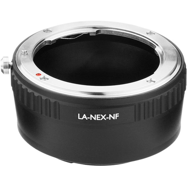 Vello Adaptador de Montura Nikon F a Sony E Enfoque Infinito Zamak