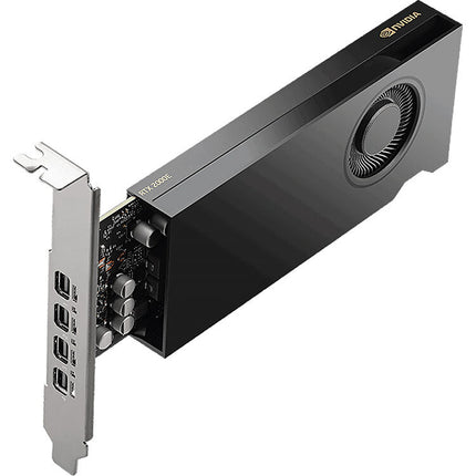 PNY NVIDIA RTX 2000E Tarjeta gráfica 16GB GDDR6 2816 CUDA Cores Compacta