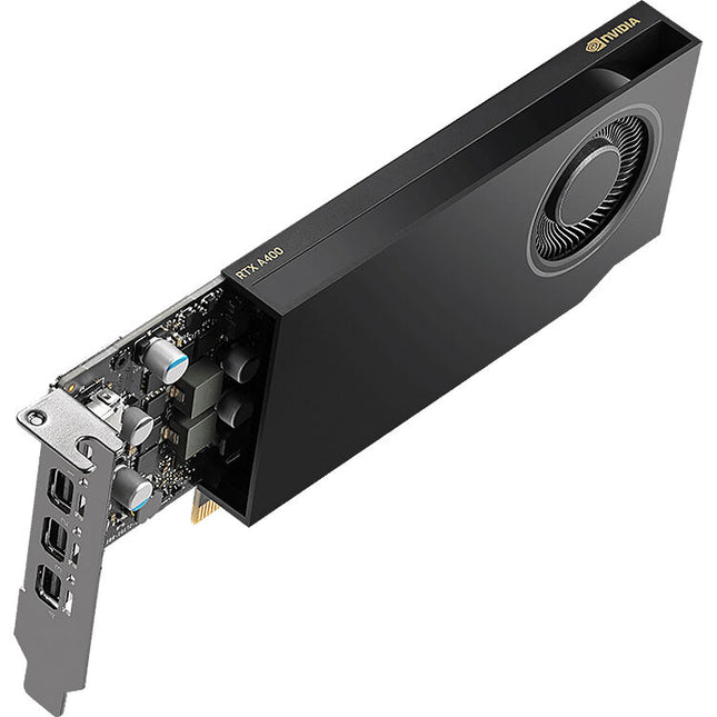 PNY NVIDIA RTX A400 Tarjeta Gráfica 4GB GDDR6 768 CUDA Cores