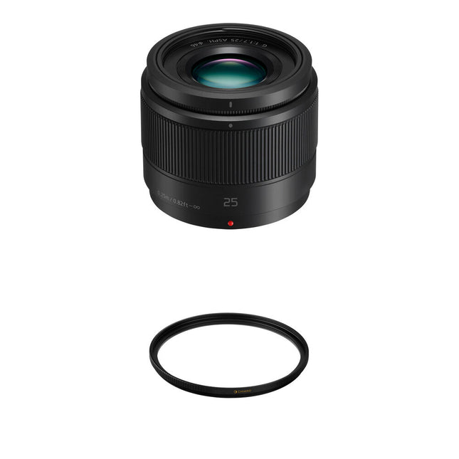 Panasonic LUMIX G 25mm f1.7 ASPH Objetivo micro cuatro tercios con filtro UV 46mm