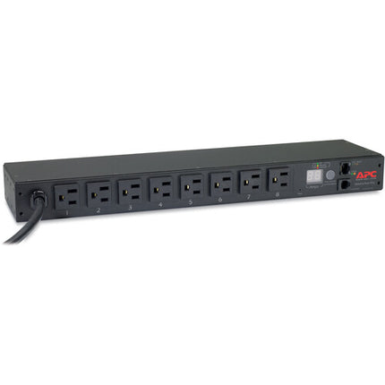 APC AP7800B PDU para rack 8 tomas 15A 1440VA 1 RU con monitoreo remoto