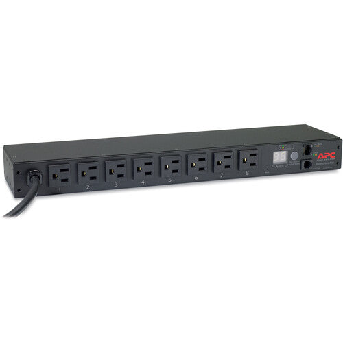 APC AP7800B PDU para rack 8 tomas 15A 1440VA 1 RU con monitoreo remoto