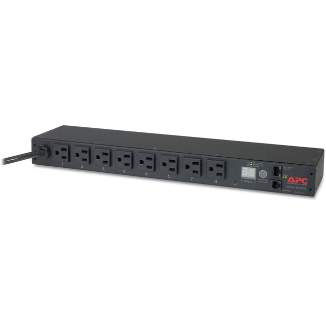 APC AP7800B PDU para rack 8 tomas 15A 1440VA 1 RU con monitoreo remoto