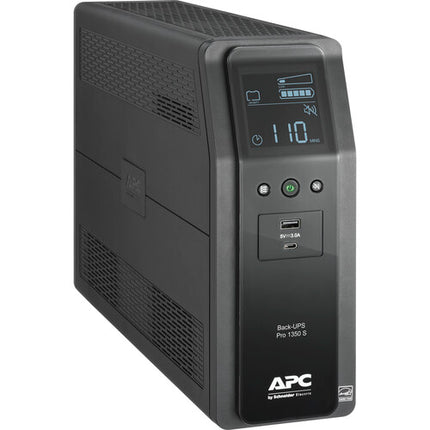 APC Back-UPS Pro BR1350MS Sistema de Respaldo de Batería 1350VA 810W con protección contra sobretensiones