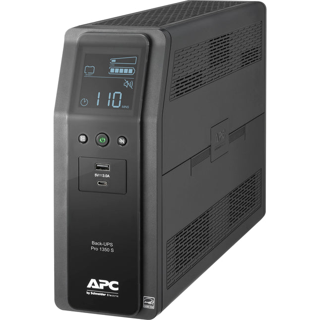 APC Back-UPS Pro BR1350MS Sistema de Respaldo de Batería 1350VA 810W con protección contra sobretensiones