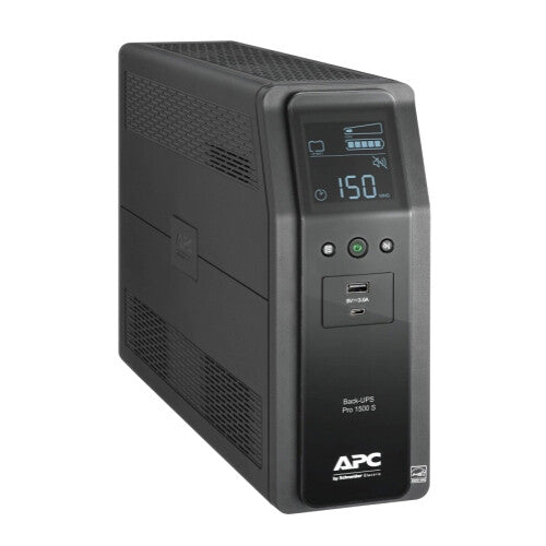 APC BR1500MS2 Back-UPS Pro SAI con 10 Tomacorrientes y Pantalla LCD