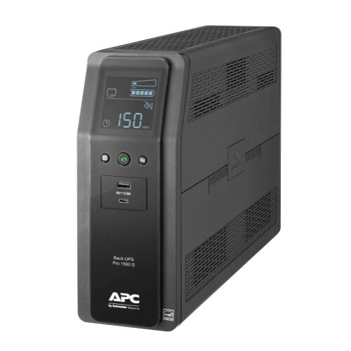 APC BR1500MS2 Back-UPS Pro SAI con 10 Tomacorrientes y Pantalla LCD
