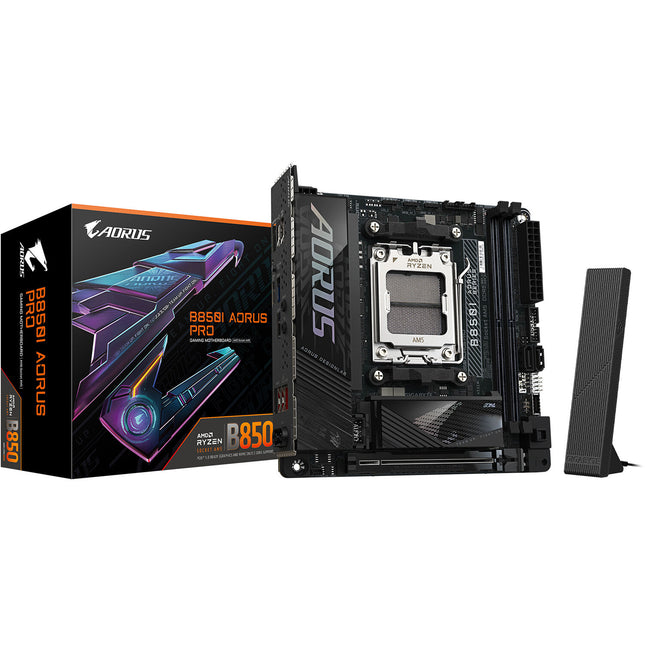 Gigabyte B850I AORUS PRO AM5 Placa Base Mini-ITX DDR5 Wi-Fi 7 Bluetooth 5.4