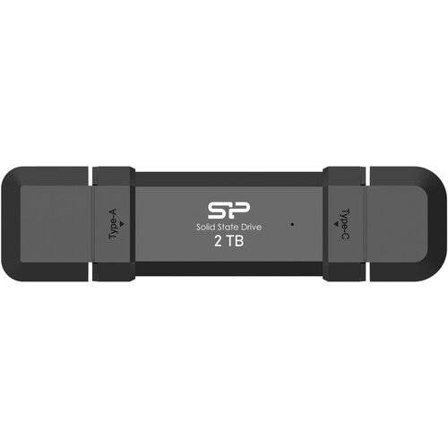 Silicon Power 2TB DS72 SSD portátil Dual USB 3.2 Gen 2 1050 MBs lectura