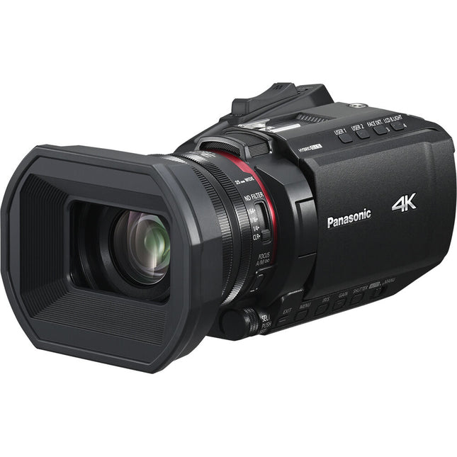 Panasonic HC-X1200 Videocámara UHD 4K 24x Zoom Sensor 8.29MP pantalla táctil 3.5"
