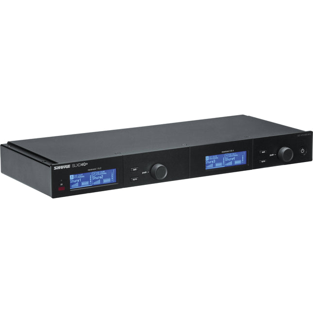 Shure SLXD4Q+ Receptor Inalámbrico Digital Quad-Canal 138 MHz G57