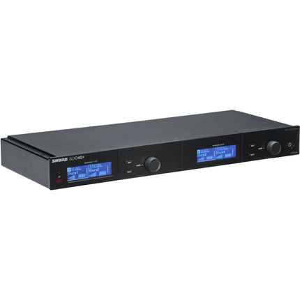 Shure SLXD4QDAN+ receptor inalámbrico digital cuádruple con Dante 138 MHz rango de sintonía