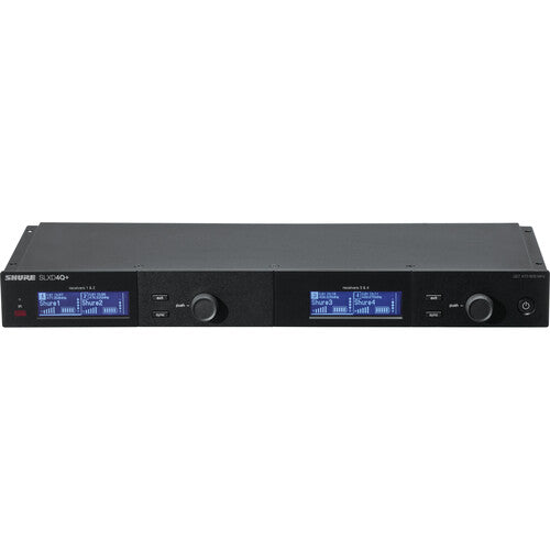 Shure SLXD4Q+ Receptor Inalámbrico Digital Quad-Canal 138 MHz G57