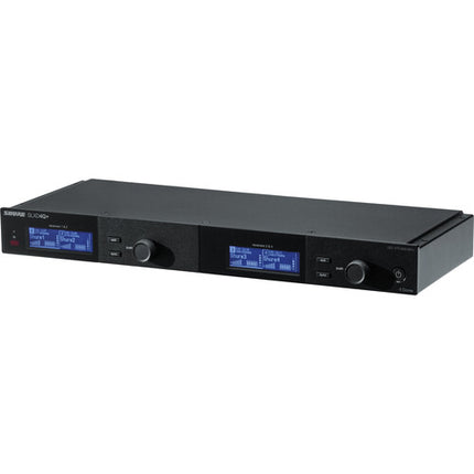 Shure SLXD4QDAN+ receptor inalámbrico digital cuádruple con Dante 138 MHz rango de sintonía
