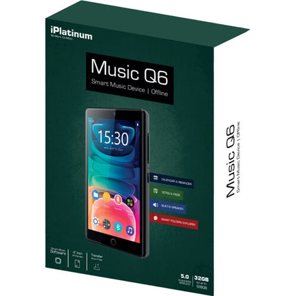 Samvix iPlatinum Music Q6 Reproductor MP3 Smart 32GB Pantalla 4 IPS Bluetooth