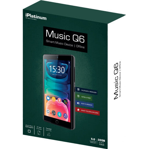 Samvix iPlatinum Music Q6 Reproductor MP3 Smart 32GB Pantalla 4 IPS Bluetooth