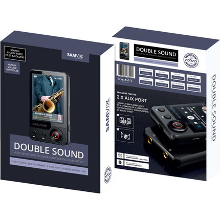 Samvix Double Sound Reproductor MP3 16GB Pantalla Táctil 36H Reproducción