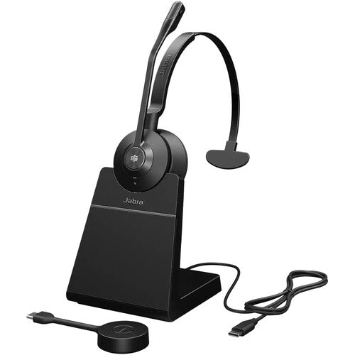 Jabra Engage 55 SE Mono Auriculares Inalámbricos DECT con Base USB-C 490 pies Autonomía 13 h Microsoft Teams