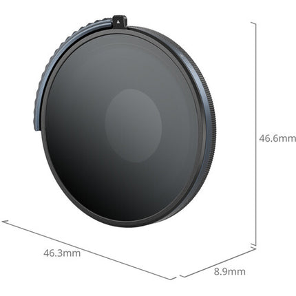 SmallRig Filtro ND Variable y Polarizador Circular para DJI Osmo Action 4 3 a 5 Paradas