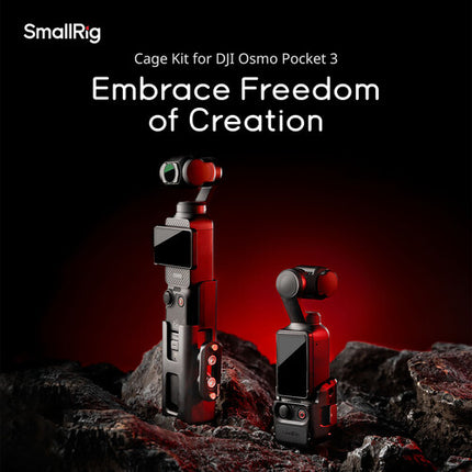 SmallRig Kit de Filtros Multifuncional para DJI Osmo Pocket 3 con Filtro ND16 CPL y Vidrio Templado