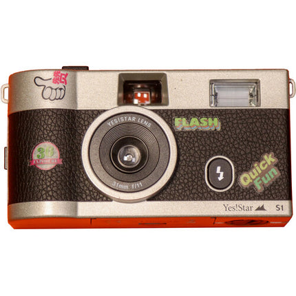 YES!STAR S1 Kit Cámara 35mm Lente 31mm f11 Flash Incluido