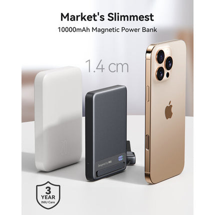 INIU MagPro Ultra Slim 10K Power Bank 10000mAh 15W carga inalámbrica negro