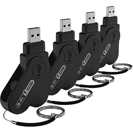 CHAUVET DJ D-Fi USB 2 Transceptor inalámbrico DMX 4 paquetes 2.4 GHz 50 m rango