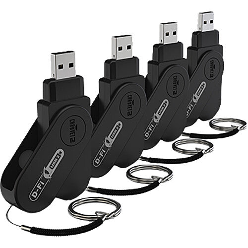 CHAUVET DJ D-Fi USB 2 Transceptor inalámbrico DMX 4 paquetes 2.4 GHz 50 m rango